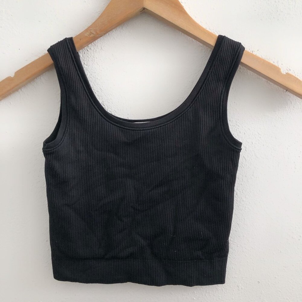 ATHLETA Girl Rise Above Rib Crop Tank Size Medium (8/10) - Picture 1 of 7